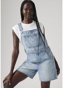 Levi's LEVI'S Damen Latzhose "UTILITY SHORTALL"summer job, casual, Gr. S, unifarben, Web, Obermaterial: 100% Baumwolle, Hosen, Sommerhose im Five-Pocket