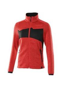 Mascot Accelerate Damen Strickpullover mit Rei&szlig;verschluss | Verkehrsrot/Schwarz | M - Verkehrsrot/Schwarz