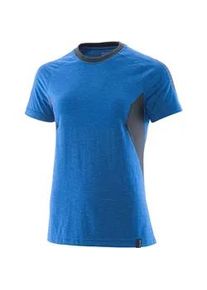 Mascot Accelerate Damen T-Shirt ProWash | Azurblau/Schwarzblau | S - Azurblau/Schwarzblau
