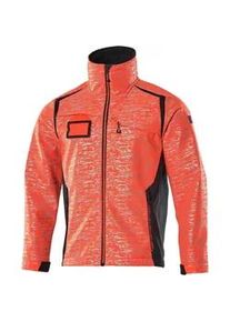 Mascot Accelerate Safe Herren Soft Shell Jacke 19202-291 | hi-vis Rot/Schwarzblau | M - hi-vis Rot/Schwarzblau