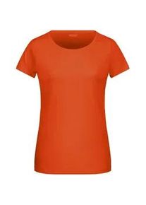 Basic Damen T-Shirt | dark-orange | XL - dark-orange