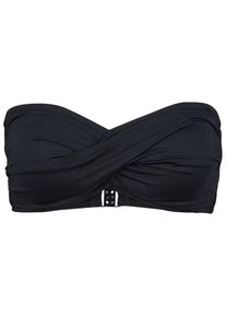 Bikini Top Seafolly Collective Twist Bandeau Damen (Gr 42 |schwarz)