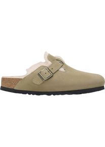 Birkenstock Sandalen - Adjustable Suede Slip-On Sandals - Gr. 39 (EU) - in Beige - f&uuml;r Damen