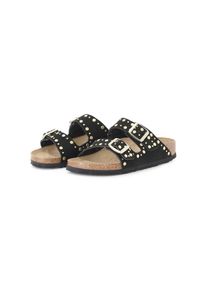 Birkenstock Low-Top Sneaker - Sandalen Arizona mit Nieten - Gr. 40 (EU) - in Schwarz - f&uuml;r Damen