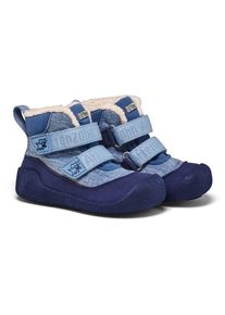 Affenzahn Lauflerner Winterstiefel Vegan Snuggy Winterschuhe Kinder Alltag (Gr 24 |blau |wasserdicht)