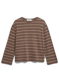 Pullove armedangels Marynaa Fine Stripe Damen (Gr M |braun)
