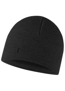 Buff Merino Fleece Beanie Mütze (Gr One Size |schwarz)