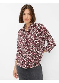 Brax Damen Bluse Style CELIA M mulberry, dunkelrot, Gr. 44