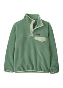 Patagonia Lightweight Synchilla Snap-T Pullover Fleecepullover Kinder Wandern (Gr XXL |grün)