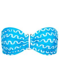 Bikini Top Seafolly Soundwave DD U Tube Damen (Gr 34 |blau)