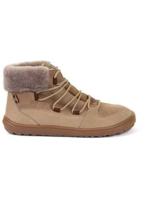 Winterschuhe froddo Barefoot Up Furry Tex Damen (Gr 38 |braun/beige |wasserdicht)