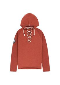 Amundsen Sports Boiled Hoodie Laced Merinopullover Herren Wandern (Gr L |rot)