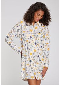Vivance Dreams Nachthemd mehrfarbig Gr. 32/34 für Damen. Mit Allover-Druck. Lässig Geschnitten. Nachhaltig.