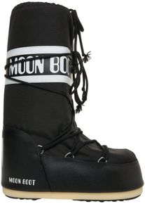 Moon Boot Moonboot Stiefel - Nylon boots 'ICON NYLON' - Gr. 39 (EU) - in Schwarz - f&uuml;r Damen