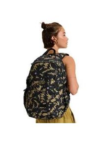 Tagesrucksack Roxy "Jayjay Active", Damen, grau (anthrazit big flowers), Kunstfaser, Rucks&auml;cke