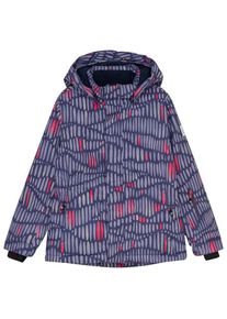Skijacke Color Kids Ski Jacket AOP Mädchen (Gr 164 |blau |wasserdicht)