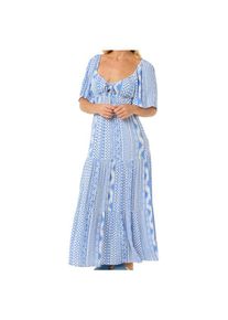 Rip Curl San Carlos S/S Maxi Dress Kleid Damen (Gr XXL |blau)