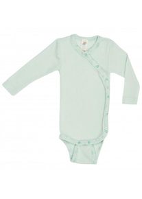 Engel Wickelbody L/S Merinounterwäsche Kinder (Größe 50/56 |grau)