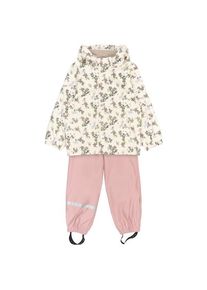 Mikk-line PU Rain Set Magic Rec. w. Suspension 104 Schnee- & Regenoveralls Kinder (Größe 92 |weiß |wasserdicht)