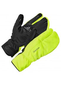 GripGrab Ride Windproof Deep Winter Lobster Gloves Handschuhe (Größe XS - 7 |grün/schwarz)