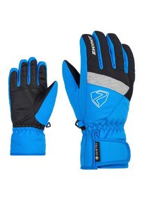 Ziener Leif GTX Handschuhe Kinder Ski (Gr 7 |blau |wasserdicht)