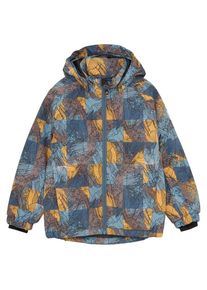 Skijacke Color Kids Ski Jacket AOP Kinder (Gr 104 |grau |wasserdicht)