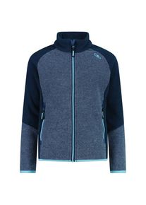 CMP Jacket Jacquard Knitted Stripes Fleecejacke Kinder (Gr 98 |blau)