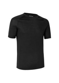 GripGrab Merino Blend Thermal Short Sleeve Base Layer Merinounterwäsche Herren (Gr L |schwarz)