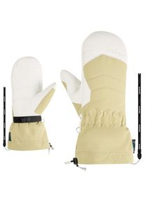Ziener Kilati Aquashield AW Mitten Glove Handschuhe Damen (Größe 6,5 |beige/weiß)