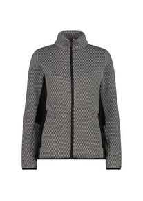 Fleecejacke CMP Jacket Jacquard Knitted 35H1596 Damen (Gr 40 |grau)