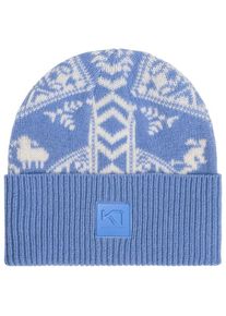 KARI TRAA Saga Knit Beanie Mütze Women (Gr One Size |blau)