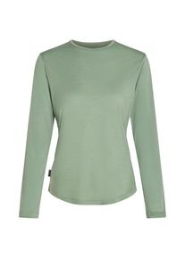 Merinoshirt Icebreaker Merino 125 Cool-Lite Sphere III L/S Tee Damen (Gr S |gr&uuml;n)