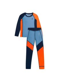 Kunstfaserunterw&auml;sche Color Kids Ski Underwear Colorblock Kinder (Gr 104 |blau)