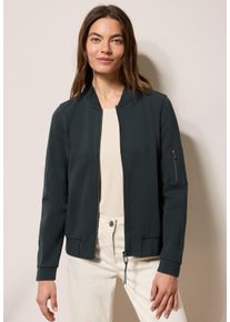 Cecil Damen Cardiganslate khaki, casual, Gr. L, bedruckt, Stoff, 67% Viskose, 28% Nylon, 5% Elasthan, Strickjacken, mit Stehkragen