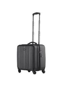JSA Trolley-Koffer 2 in 1 41 x 24 x 38 cm Schwarz