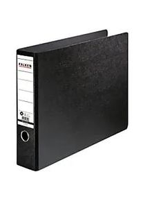 Falken Ordner Breit DIN A3 80 mm Schwarz 2 Ringe Kunststoff Querformat