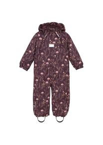 Minymo Snow Suit AOP No 164001 Overall Kinder (Gr 98 |lila |wasserdicht)