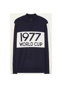 We Norwegians Worldcup ZipUp Merinopullover Men (Gr S |blau)