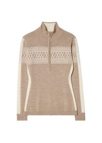 We Norwegians Signature 1/4-Zip Merinopullover Women (Gr XL |beige)