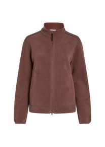 Icebreaker Merino Blend 800 Realfl Cl Pile L/S Merinojacke Damen (Gr S |braun)