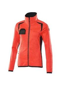 Mascot ACCELERATE SAFE 19453-316 Fleecepullover mit Rei&szlig;verschluss Damen | hi-vis Rot/Schwarzblau | 2XL - hi-vis Rot/Schwarzblau