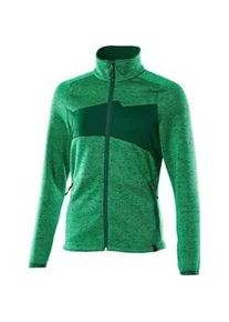 Mascot Accelerate Damen Strickpullover mit Rei&szlig;verschluss | Grasgr&uuml;n-meliert/Gr&uuml;n | 2XL - Grasgr&uuml;n-meliert/Gr&uuml;n