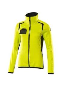 Mascot ACCELERATE SAFE 19453-316 Fleecepullover mit Rei&szlig;verschluss Damen | hi-vis Gelb/Schwarzblau | XL - hi-vis Gelb/Schwarzblau