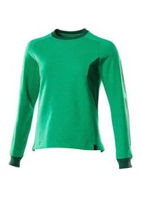 Mascot Accelerate Damen Sweatshirt ProWash | Grasgr&uuml;n-meliert/Gr&uuml;n | M - Grasgr&uuml;n-meliert/Gr&uuml;n