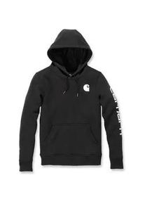 Carhartt CLARKSBURG SLEEVE LOGO HOODED SWEATSHIRT Damen | Black | L - Black