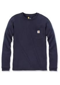 Carhartt WORKW POCKET L/S Damen T-SHIRT | navy | L - navy