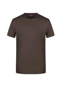 Basic Herren T-Shirt | brown | S - brown