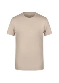 Basic Herren T-Shirt | stone | XL - stone