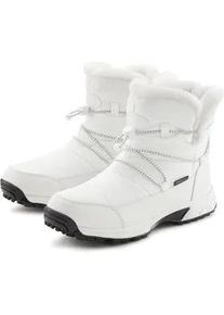 Stiefelette Lascana "Outdoorstiefel, Winterstiefelette, Winterboots, Schneestiefel", Damen, Gr. 39, wei&szlig;, Obermaterial: 100% Textilmaterial. Decksohle: 100% Textilmaterial. Futter: 100% Textilmaterial. Laufsohle: 100% Synthetik, unifarben, Schuhe Stiefelette, mit wasserabweisender Comfortex-Membrane und Warmfutter