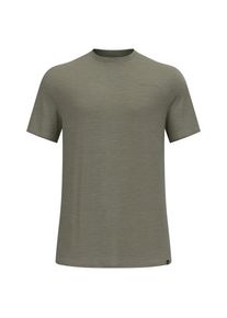 Odlo X Pow Merino Tencel T-Shirt Crew Neck S/S Merinoshirt Men (Gr M |vetiver melange)